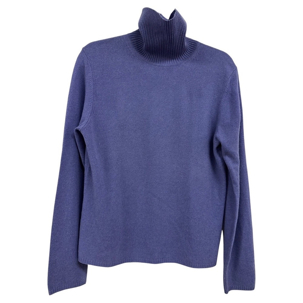 BLOOMINGDALES Lavender Cashmere Turtleneck, Size L
